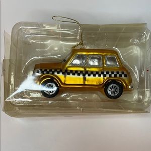 Taxi cab holiday ornament